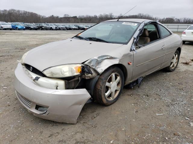 1ZWHT61L425619754 - 2002 MERCURY COUGAR V6 BEIGE photo 1