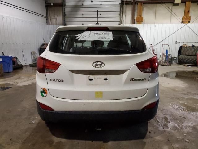 KM8JT3AC4AU060231 - 2010 HYUNDAI TUCSON GLS WHITE photo 6