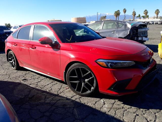 19XFL1H8XNE020286 - 2022 HONDA CIVIC SPORT TOURING RED photo 4