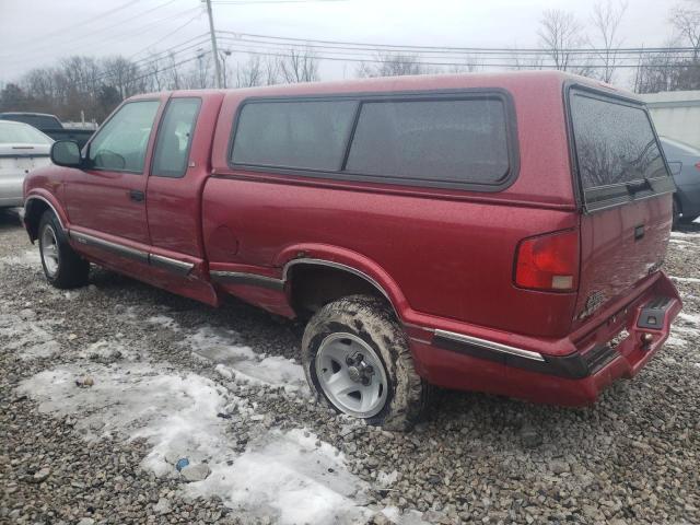 1GCCS19X8T8182369 - 1996 CHEVROLET S TRUCK S10 RED photo 2