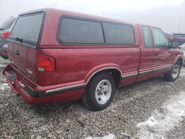 1GCCS19X8T8182369 - 1996 CHEVROLET S TRUCK S10 RED photo 3