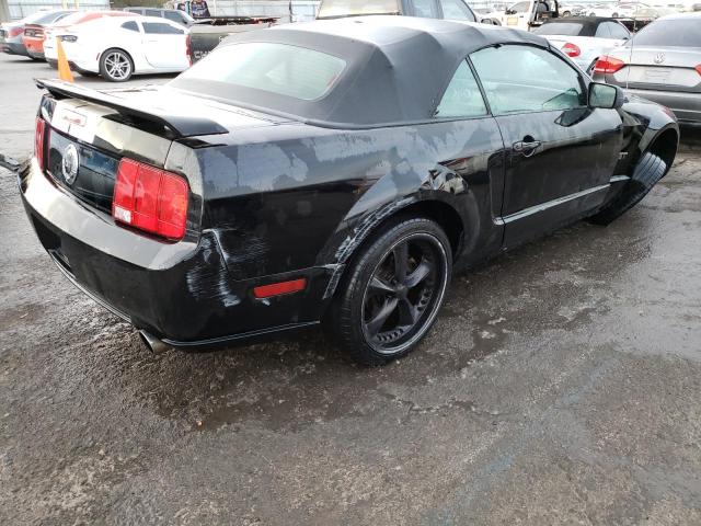 1ZVHT85H465196721 - 2006 FORD MUSTANG GT BLACK photo 3