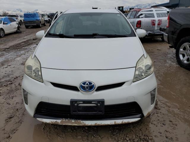 JTDKN3DU3C5504154 - 2012 TOYOTA PRIUS WHITE photo 5