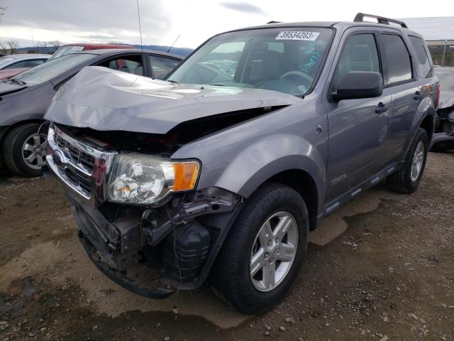 1FMCU49H08KC63490 - 2008 FORD ESCAPE HEV GRAY photo 1