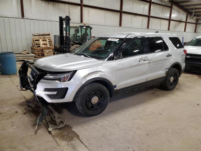 1FM5K8AR4HGC78605 - 2017 FORD EXPLORER POLICE INTERCEPTOR SILVER photo 1