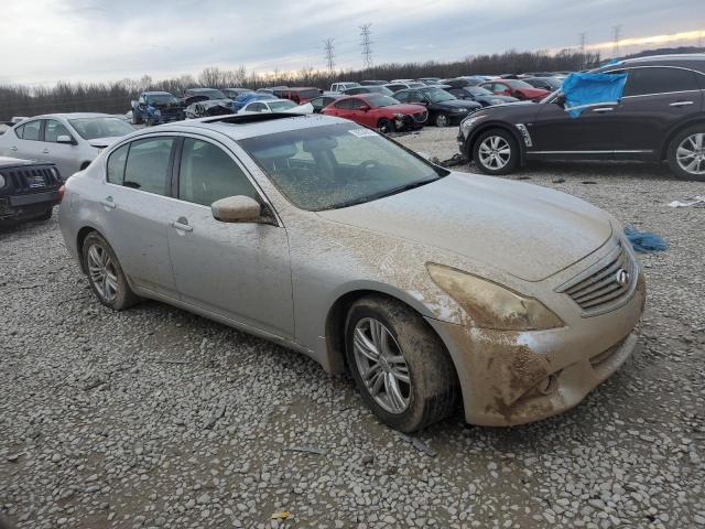 JN1DV6AP6BM830790 - 2011 INFINITI G25 BASE SILVER photo 4