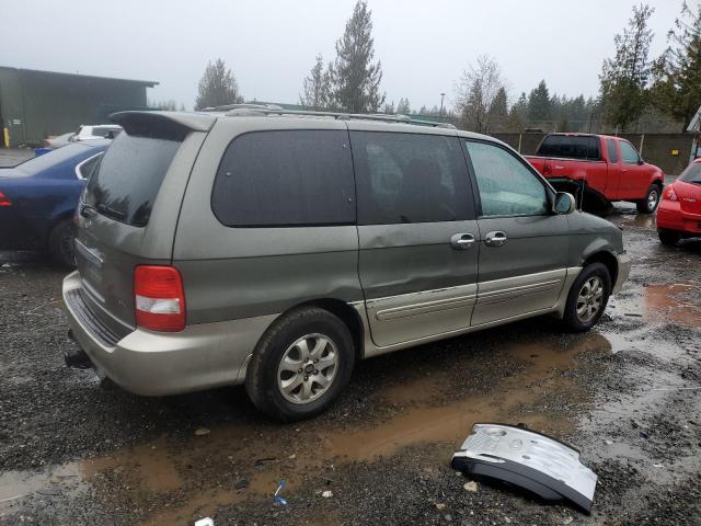 KNDUP132956691596 - 2005 KIA SEDONA EX SILVER photo 3