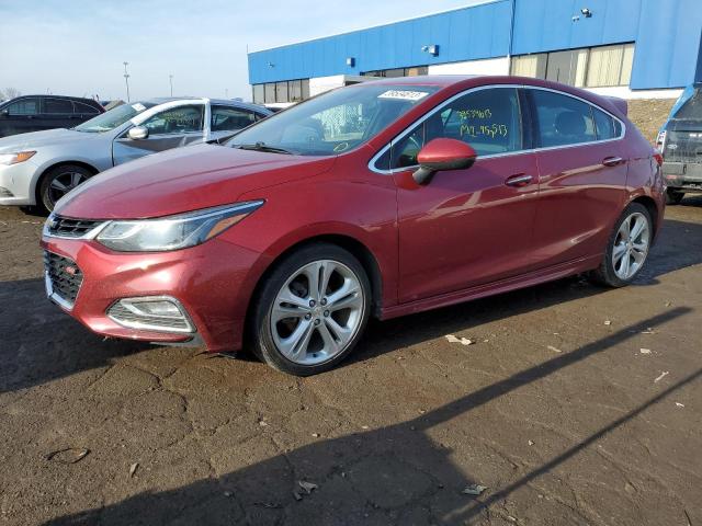 3G1BF6SM2HS535029 - 2017 CHEVROLET CRUZE PREMIER RED photo 1