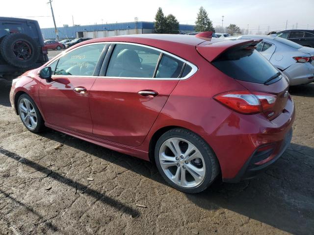 3G1BF6SM2HS535029 - 2017 CHEVROLET CRUZE PREMIER RED photo 2