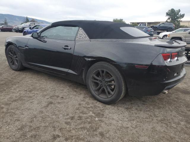 2G1FB3D34C9105637 - 2012 CHEVROLET CAMARO LT BLACK photo 2