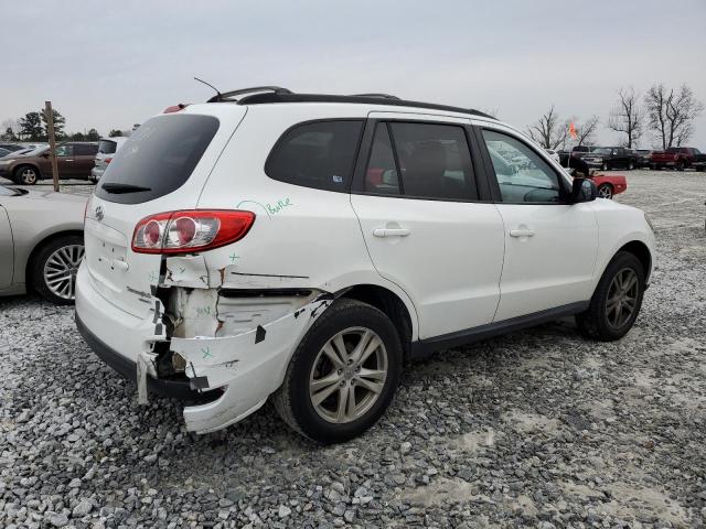 5NMSGDAB5AH408605 - 2010 HYUNDAI SANTA FE GLS WHITE photo 3