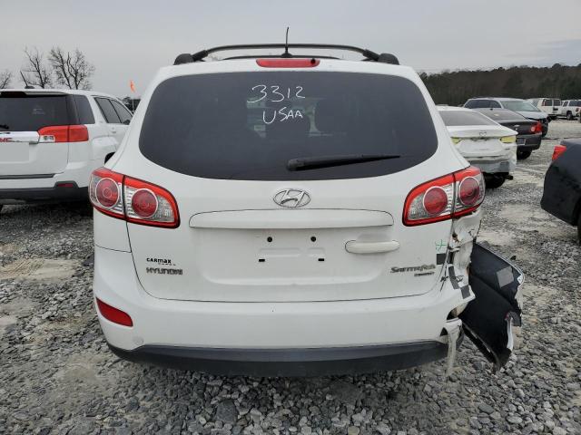 5NMSGDAB5AH408605 - 2010 HYUNDAI SANTA FE GLS WHITE photo 6