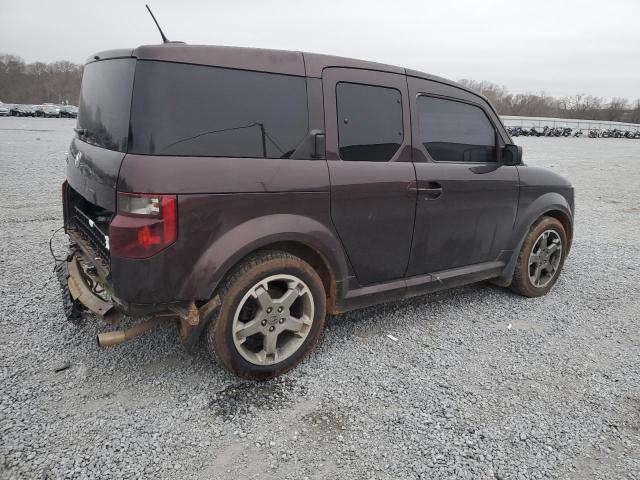 5J6YH18917L011984 - 2007 HONDA ELEMENT SC MAROON photo 3