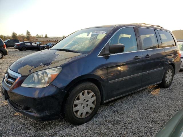 5FNRL38226B061060 - 2006 HONDA ODYSSEY LX BLUE photo 1