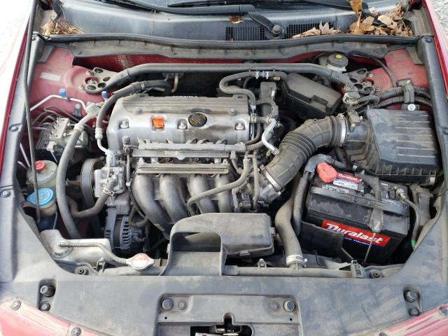 1HGCS1B86CA020978 - 2012 HONDA ACCORD EXL RED photo 11