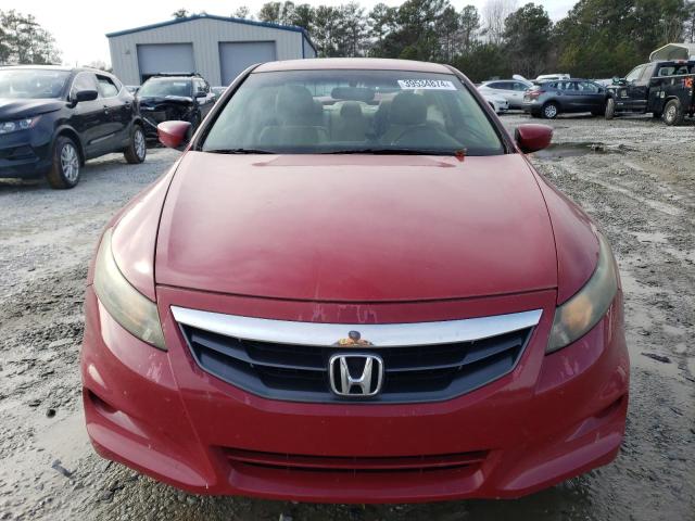 1HGCS1B86CA020978 - 2012 HONDA ACCORD EXL RED photo 5