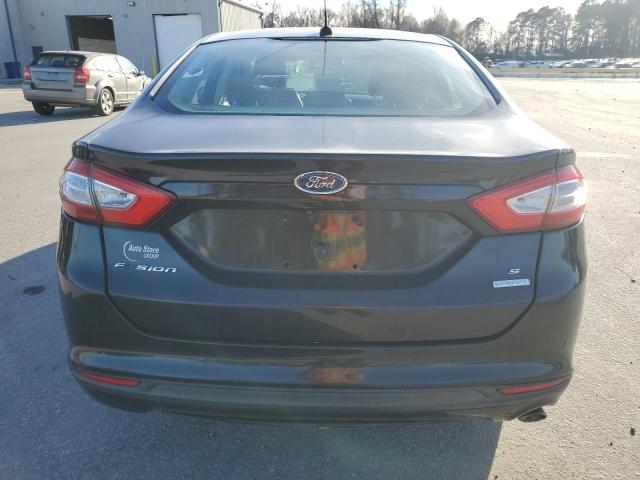 3FA6P0HR1DR160473 - 2013 FORD FUSION SE BLACK photo 6