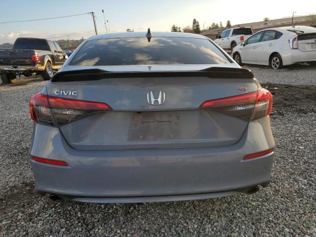 2HGFE1E58NH474756 - 2022 HONDA CIVIC SI GRAY photo 6