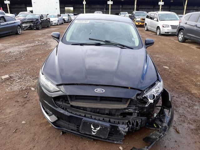 3FA6P0LU1JR116531 - 2018 FORD FUSION SE HYBRID BLACK photo 5