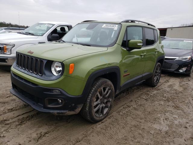 ZACCJBBTXGPD21657 - 2016 JEEP RENEGADE LATITUDE GREEN photo 1