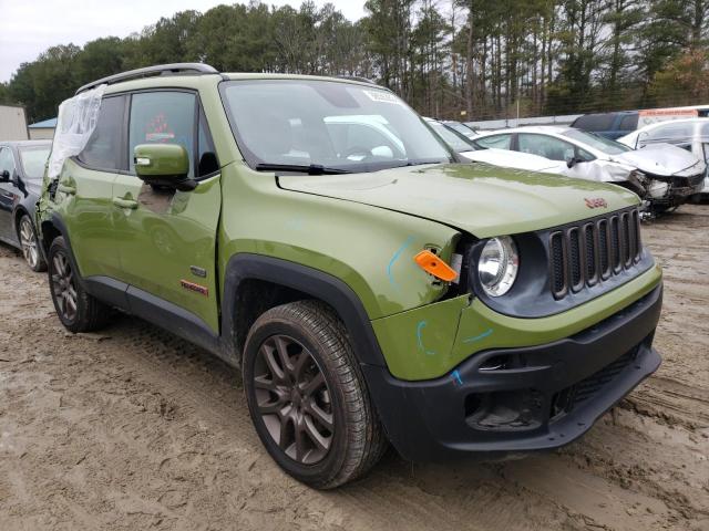 ZACCJBBTXGPD21657 - 2016 JEEP RENEGADE LATITUDE GREEN photo 4