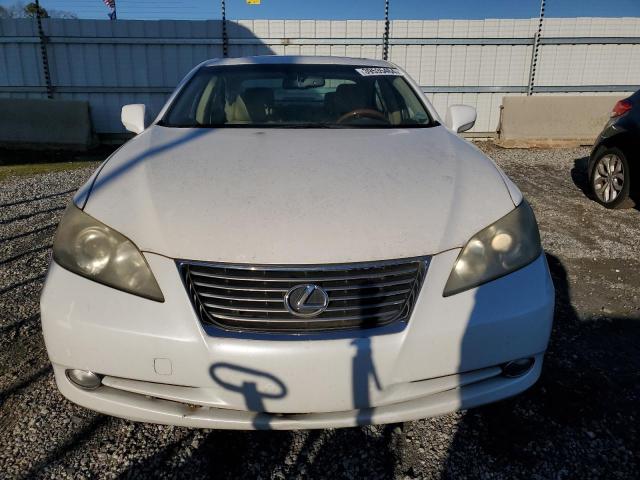 JTHBJ46G972076914 - 2007 LEXUS ES 350 WHITE photo 5