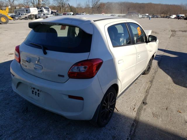 ML32A5HJ3LH004956 - 2020 MITSUBISHI MIRAGE LE WHITE photo 4