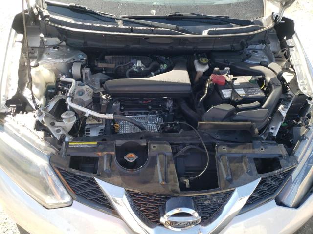 KNMAT2MT3FP583918 - 2015 NISSAN ROGUE S SILVER photo 11