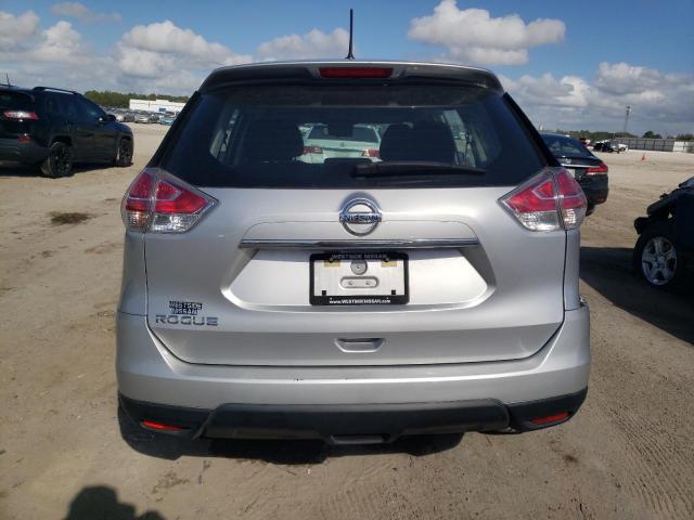 KNMAT2MT3FP583918 - 2015 NISSAN ROGUE S SILVER photo 6