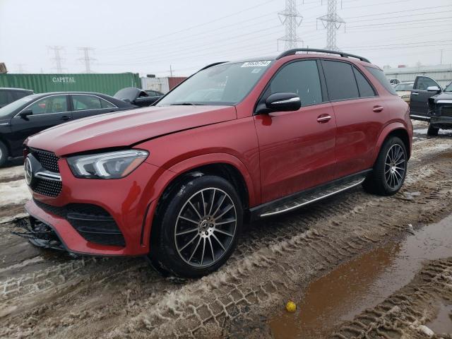 4JGFB4KB3MA490794 - 2021 MERCEDES-BENZ GLE 350 4MATIC RED photo 1