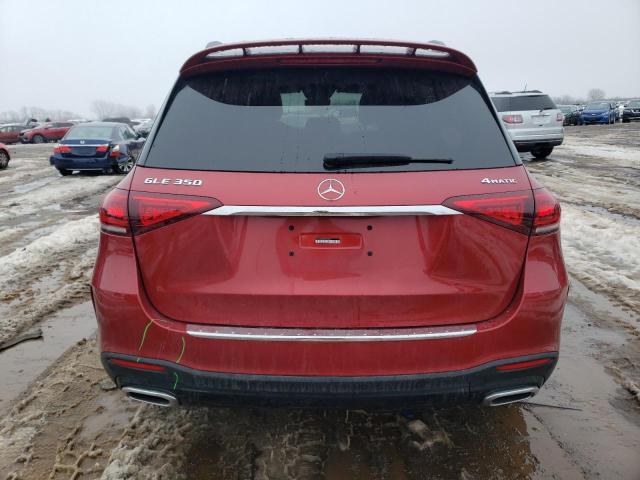 4JGFB4KB3MA490794 - 2021 MERCEDES-BENZ GLE 350 4MATIC RED photo 6