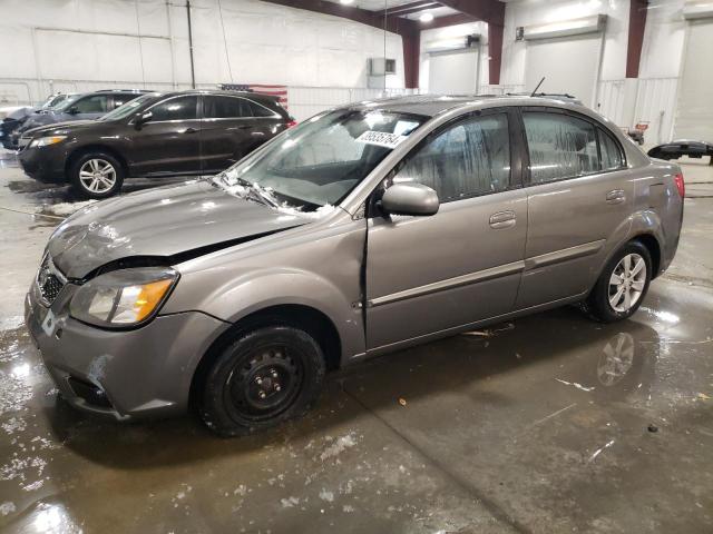 KNADH4A30B6955842 - 2011 KIA RIO BASE GRAY photo 1