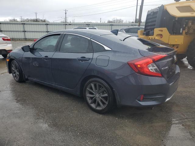 JHMFC1F38KX012091 - 2019 HONDA CIVIC EX BLUE photo 2