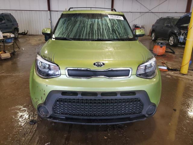 KNDJN2A26E7722802 - 2014 KIA SOUL GREEN photo 5