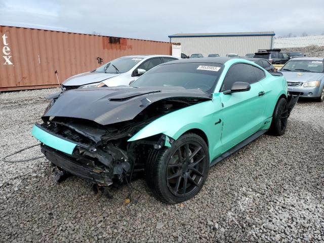 1FA6P8CF7F5355382 - 2015 FORD MUSTANG GT TEAL photo 1