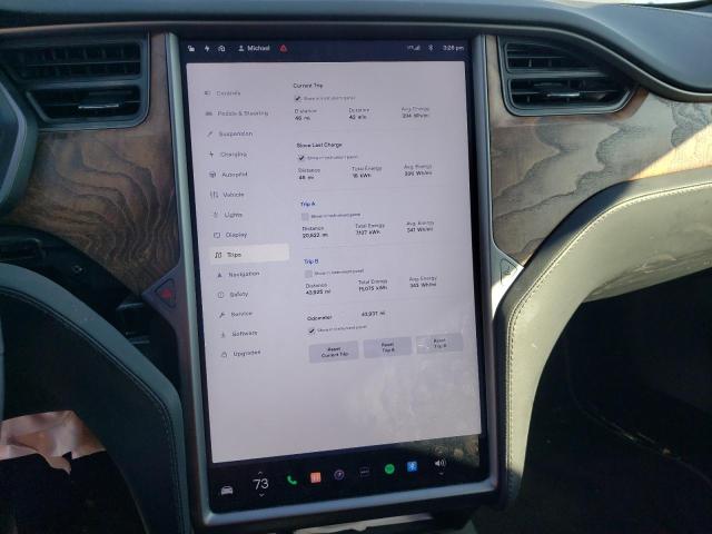 5YJSA1E43KF330176 - 2019 TESLA MODEL S Մոխրագույն լուսանկար 9