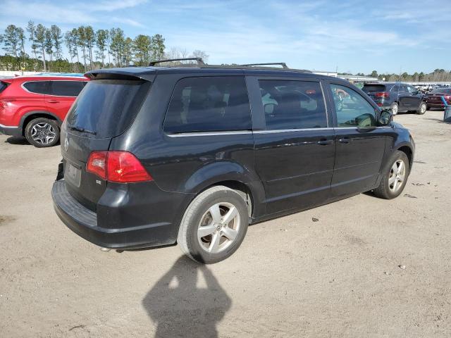 2V4RW3DG4BR717983 - 2011 VOLKSWAGEN ROUTAN SE BLACK photo 3