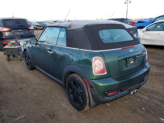 WMWZP3C55FT708728 - 2015 MINI COOPER S GREEN photo 2