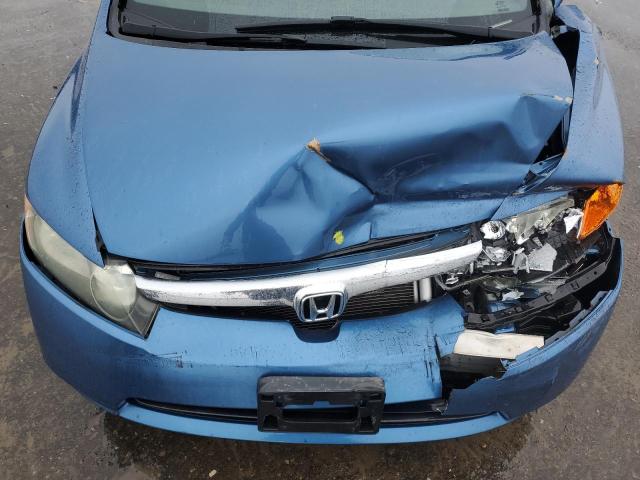 1HGFA16518L020964 - 2008 HONDA CIVIC LX BLUE photo 11