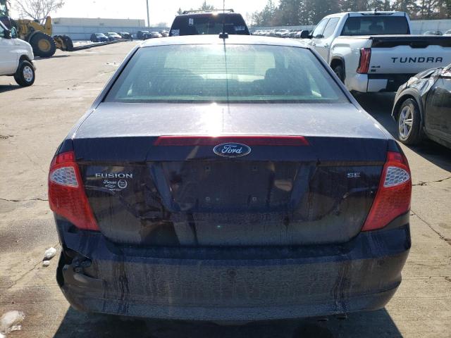 3FAHP0HA8CR299551 - 2012 FORD FUSION SE BURGUNDY photo 6