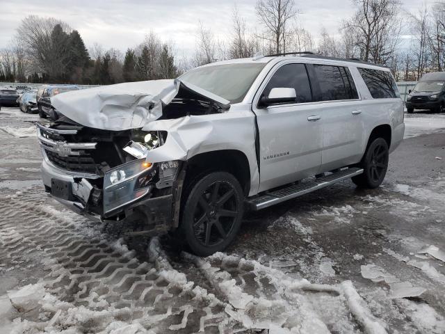 1GNSKJKC4FR671067 - 2015 CHEVROLET SUBURBAN K1500 LT SILVER photo 1