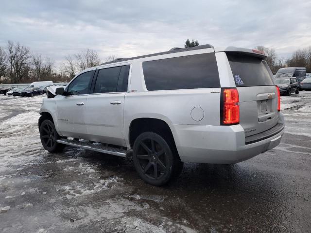 1GNSKJKC4FR671067 - 2015 CHEVROLET SUBURBAN K1500 LT SILVER photo 2