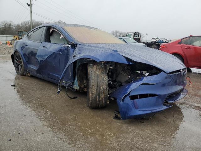 5YJSA1E64PF517130 - 2023 TESLA MODEL S ლურჯი ფოტო 4