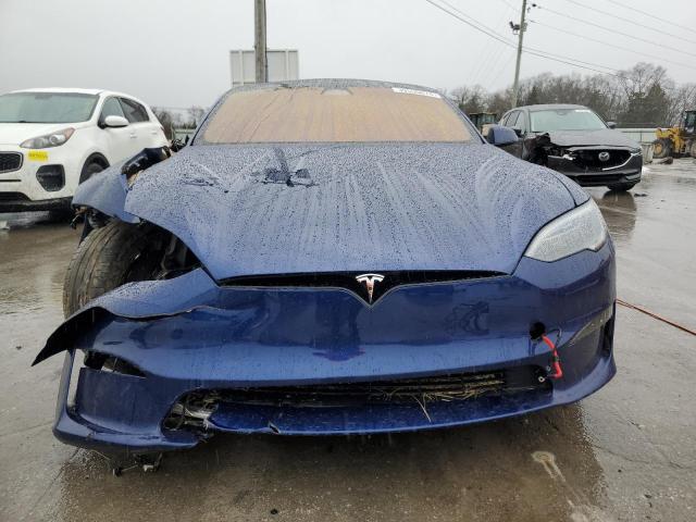 5YJSA1E64PF517130 - 2023 TESLA MODEL S ლურჯი ფოტო 5