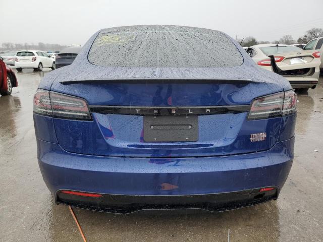 5YJSA1E64PF517130 - 2023 TESLA MODEL S ლურჯი ფოტო 6