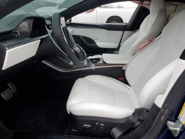 5YJSA1E64PF517130 - 2023 TESLA MODEL S ლურჯი ფოტო 7