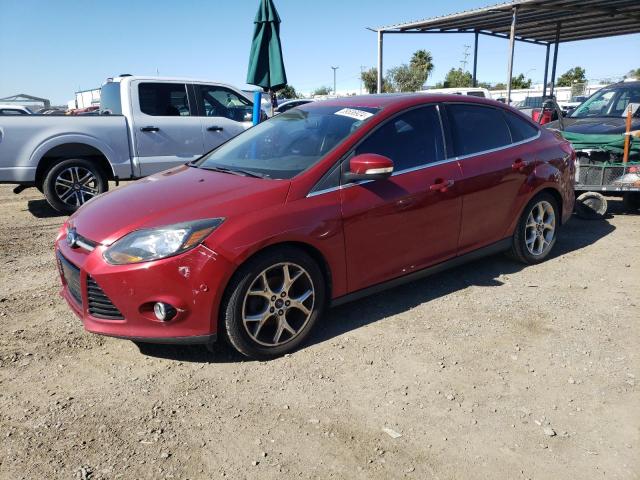 1FADP3J20DL114282 - 2013 FORD FOCUS TITANIUM RED photo 1