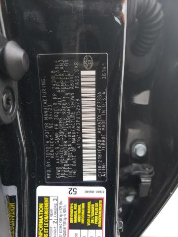 4T1G11AK3PU152578 - 2023 TOYOTA CAMRY SE NIGHT SHADE BLACK photo 12