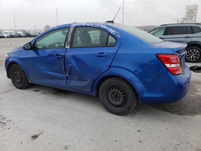 1G1JB5SH0H4134955 - 2017 CHEVROLET SONIC LS ლურჯი ფოტო 2