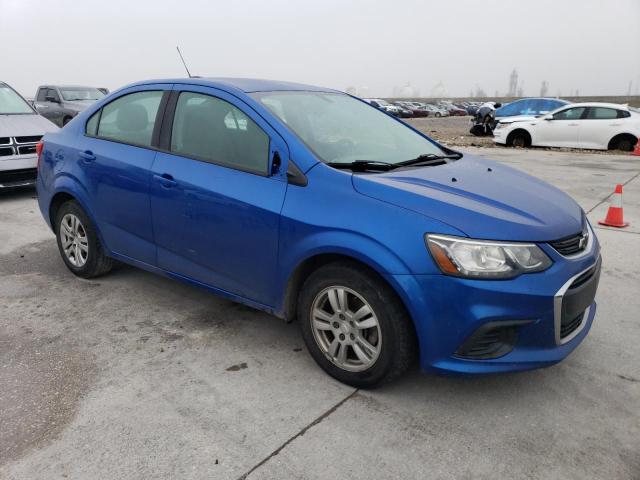 1G1JB5SH0H4134955 - 2017 CHEVROLET SONIC LS ლურჯი ფოტო 4